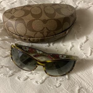 Coach sunglasses with case
